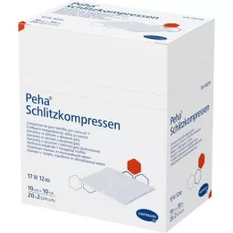 PEHA SCHLITZKOMPRESSEN 10x10 cm steril, 20X2 stk