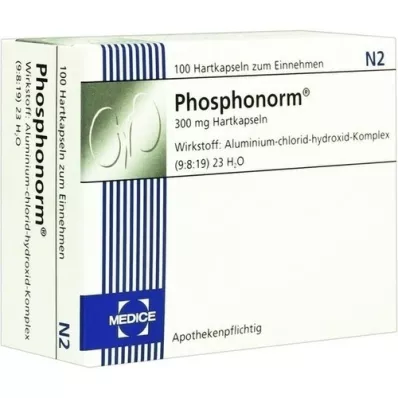 PHOSPHONORM Hårde kapsler, 1X100 stk