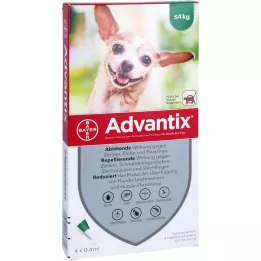 ADVANTIX Spot-on Lsg.z.Auftr.a.d.H.f. Hund op til 4 kg, 4 stk