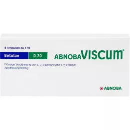 ABNOBAVISCUM Betulae D 20 ampuller, 8 stk
