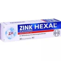 ZINK HEXAL Brusetabletter, 20 stk