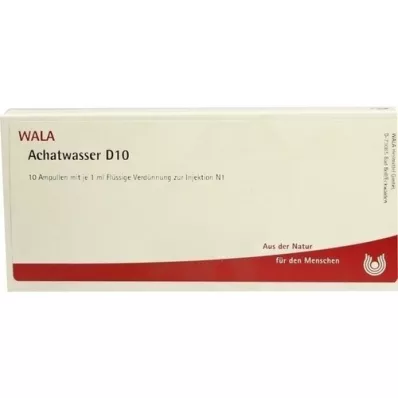 ACHATWASSER D 10 ampuller, 10X1 ml