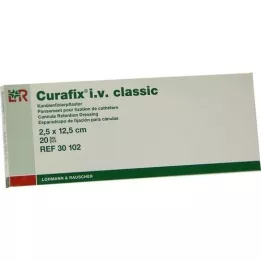 CURAFIX i.v.klassiske plastre 2,5x12,5 cm, 20 stk