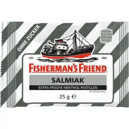 FISHERMANS FRIEND Salmiak uden sukkerpastiller, 25 g