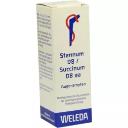 STANNUM D 8 succinum D 8 aa øjendråber, 10 ml