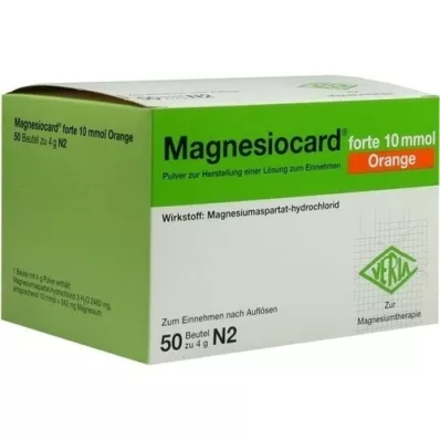 MAGNESIOCARD forte 10 mmol Orange Plv.z.H.e.L.z.E., 50 stk