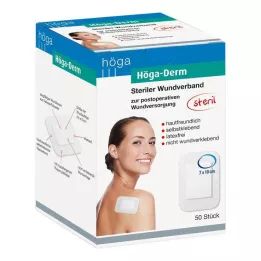 HÖGA-DERM Sterile plastre 70x100 mm, 50 stk