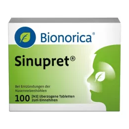SINUPRET overtrukne tabletter, 100 stk