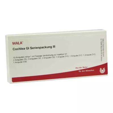 COCHLEA GL Seriepakke 3 ampuller, 10X1 ml