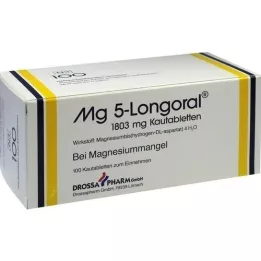 MG 5 LONGORAL Tyggetabletter, 100 stk