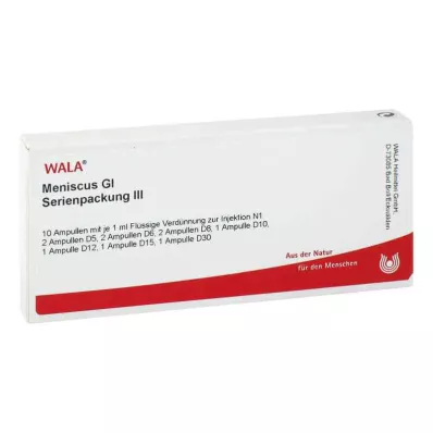 MENISCUS GL Seriepakke 3 ampuller, 10X1 ml