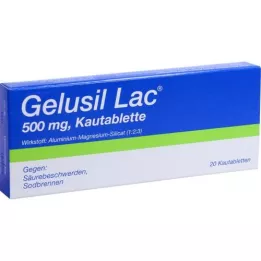 GELUSIL LAC Tyggetabletter, 20 stk