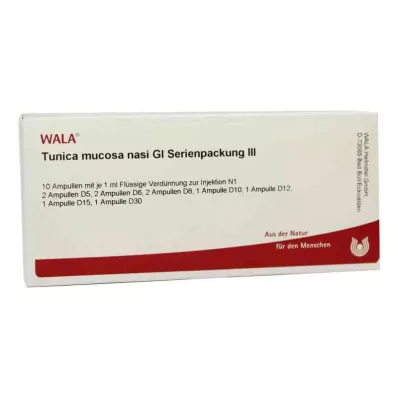 TUNICA mucosa nasi GL Seriepakke 3 ampuller, 10X1 ml