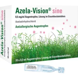 AZELA-Syns sinus 0,5 mg/ml øjendråber, enkeltdosis, 10X0,3 ml