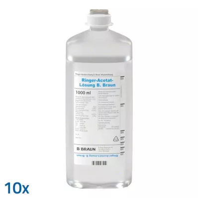 RINGER ACETAT Inf.-Lsg.Ecoflac plus, 10X1000 ml
