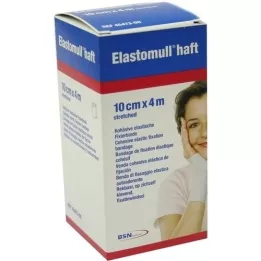 ELASTOMULL klæbende 10 cmx4 m fikseringsbandage, 1 stk