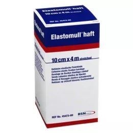 ELASTOMULL klæbende 10 cmx4 m fikseringsbandage, 1 stk