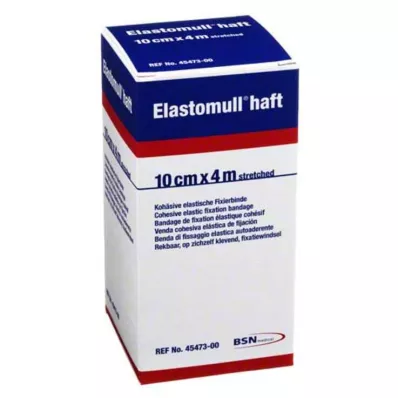 ELASTOMULL klæbende 10 cmx4 m fikseringsbandage, 1 stk