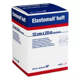 ELASTOMULL klæbende 12 cmx20 m fikseringsbandage, 1 stk