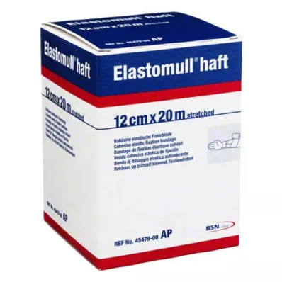 ELASTOMULL klæbende 12 cmx20 m fikseringsbandage, 1 stk
