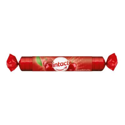 INTACT Dextrose-rulle kirsebær, 1 stk