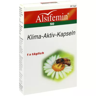ALSIFEMIN 50 Klimaaktiv med soja 1x1 kapsler, 30 kapsler