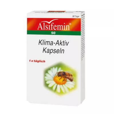 ALSIFEMIN 50 Klimaaktiv med soja 1x1 kapsler, 30 kapsler