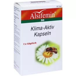 ALSIFEMIN 50 Klimaaktiv med soja 1x1 kapsler, 60 kapsler