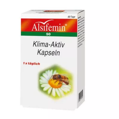 ALSIFEMIN 50 Klimaaktiv med soja 1x1 kapsler, 60 kapsler