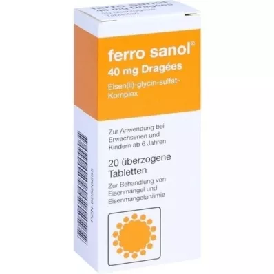 FERRO SANOL overtrukne tabletter, 20 stk