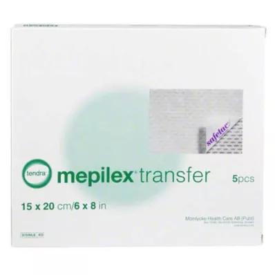 MEPILEX Transfer skumbandage 15x20 cm steril, 5 stk
