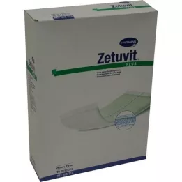 ZETUVIT Plus ekstra stærkt absorberende kompres sterilt 20x25 cm, 10 stk