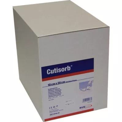 CUTISORB Absorberende puder, usterile, 10x20 cm, 100 stk