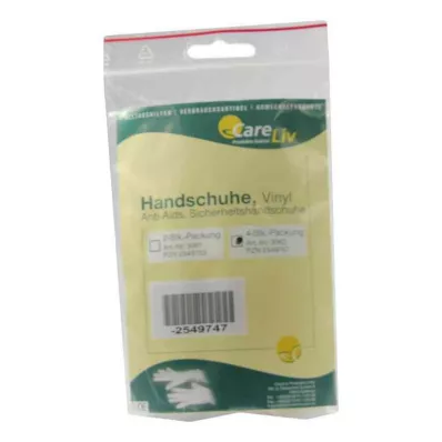HANDSCHUHE Vinyl Anti Aids, 4 stk