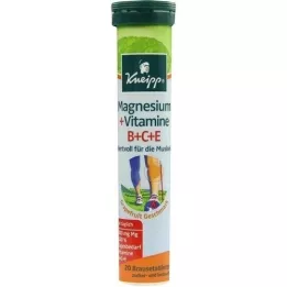 KNEIPP Magnesium+Vitaminer brusetabletter, 20 kapsler