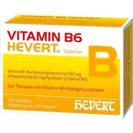VITAMIN B6 HEVERT Tabletter, 200 stk