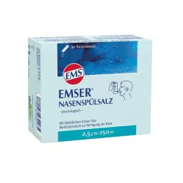EMSER Salt til næseskylning fysiologisk Btl., 20 stk