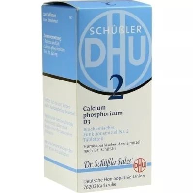 BIOCHEMIE DHU 2 Calcium phosphoricum D 3 Tabletter, 200 Kapsler