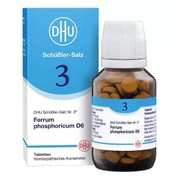BIOCHEMIE DHU 3 Ferrum phosphoricum D 6 Tabletter, 200 Kapsler