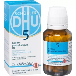 BIOCHEMIE DHU 5 Kalium phosphoricum D 6 tabletter, 200 stk