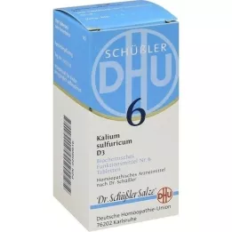 BIOCHEMIE DHU 6 Kalium sulphuricum D 3 tabletter, 200 kapsler