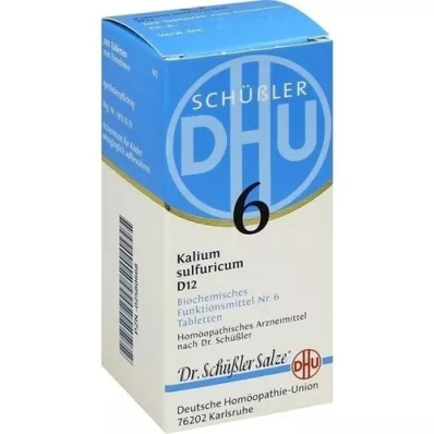 BIOCHEMIE DHU 6 Kalium sulphuricum D 12 tabletter, 200 kapsler