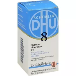 BIOCHEMIE DHU 8 Natriumchloratum D 3 tabletter, 200 stk