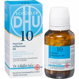 BIOCHEMIE DHU 10 Natrium sulfuricum D 6 tabletter, 200 stk