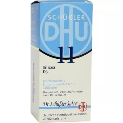 BIOCHEMIE DHU 11 Silicea D 3-tabletter, 200 kapsler