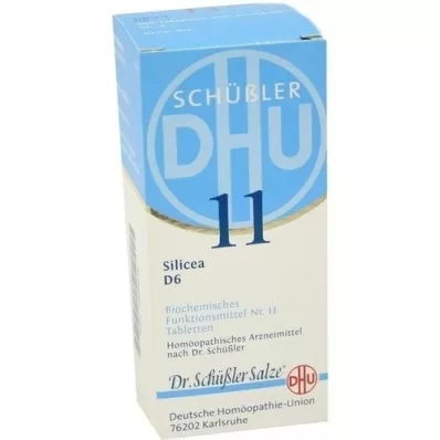 BIOCHEMIE DHU 11 Silicea D 6 tabletter, 200 kapsler