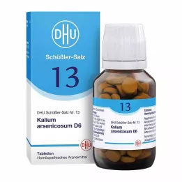 BIOCHEMIE DHU 13 Kalium arsenicosum D 6 tabletter, 200 kapsler