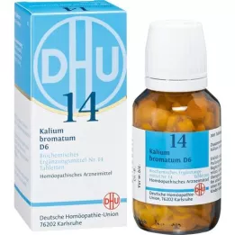 BIOCHEMIE DHU 14 Kalium bromatum D 6 tabletter, 200 stk