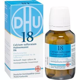 BIOCHEMIE DHU 18 Calcium sulphuratum D 6 Tabletter, 200 Kapsler