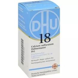 BIOCHEMIE DHU 18 Calcium sulphuratum D 12 tabletter, 200 kapsler